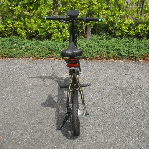 【中古車特価 超美品】RICHBIT/CITY ゴールデンオリーブ 電動バイク 折畳み可能 ★自賠責~4年分付★(特定小型原付)