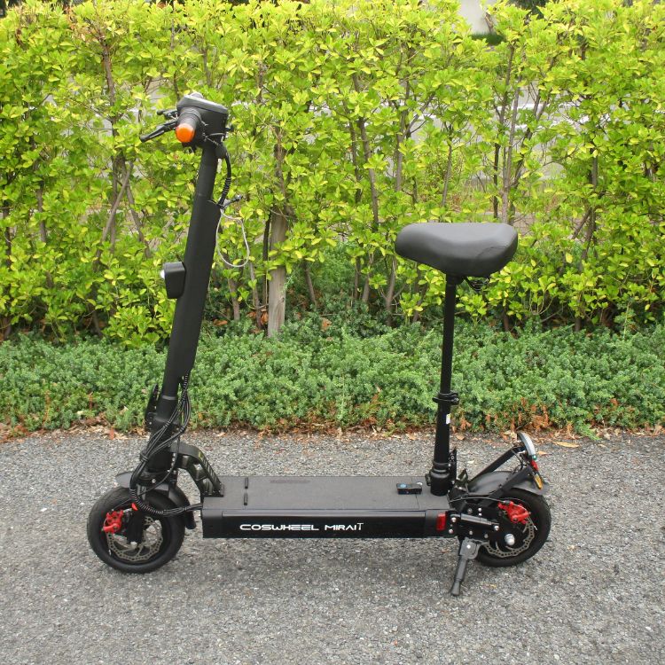 【中古車特価 超美品】COSWHEEL/コスウィル MIRAI T Lite アーバンブラック 電動キックボード 2WAY仕様 ★自賠責～2年付★（特定小型原付）
