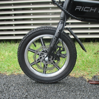 【中古車特価・美品】RICHBIT/CITY シティブラック 電動バイク 折畳み可能 （特定小型原付）