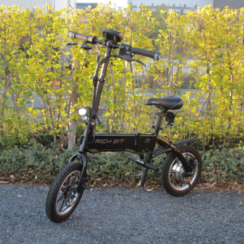 【中古車特価】RICHBIT/CITY シティブラック 電動バイク 折畳み可能 （特定小型原付）