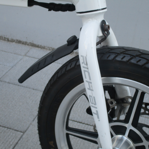 Used Car Special: RICHBIT/CITY Snow White Folding Electric Bike ★Includes XX Years of Compulsory Liability Insurance★ (Special Price for a Small Moped)