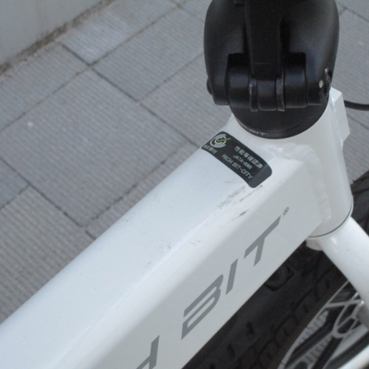 Used Car Special: RICHBIT/CITY Snow White Folding Electric Bike ★Includes XX Years of Compulsory Liability Insurance★ (Special Price for a Small Moped)