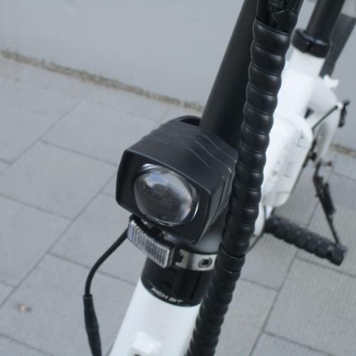 Used Car Special: RICHBIT/CITY Snow White Folding Electric Bike ★Includes XX Years of Compulsory Liability Insurance★ (Special Price for a Small Moped)
