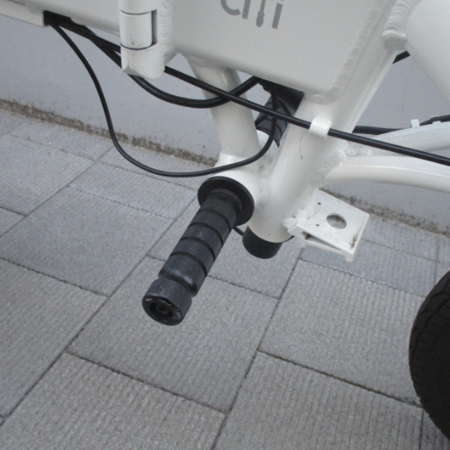 Used Car Special: RICHBIT/CITY Snow White Folding Electric Bike ★Includes XX Years of Compulsory Liability Insurance★ (Special Price for a Small Moped)