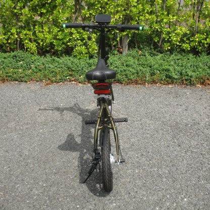 【中古車特価 超美品】RICHBIT/CITY ゴールデンオリーブ 電動バイク 折畳み可能 ★自賠責～4年分付★（特定小型原付）