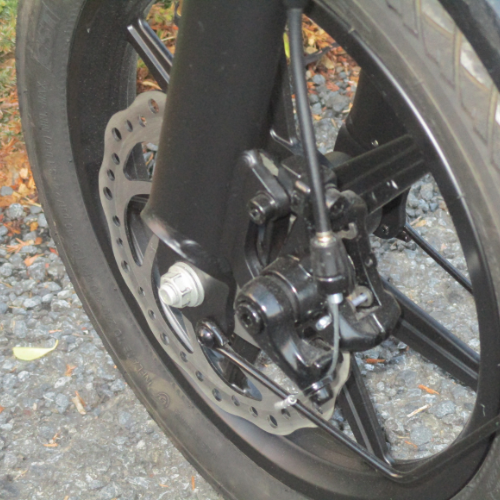 【中古車特価 超美品】★カゴ・USBポート付き★ glafit/グラフィット NFR-01 PRO マットブラック（特定小型原付）