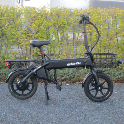 【中古車特価 超美品】★カゴ・USBポート付き★ glafit/グラフィット NFR-01 PRO マットブラック（特定小型原付）