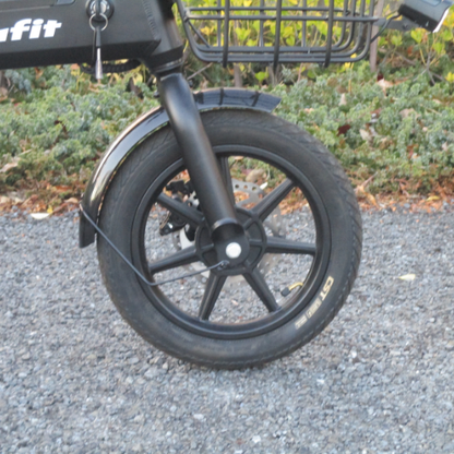 【中古車特価 超美品】★カゴ・USBポート付き★ glafit/グラフィット NFR-01 PRO マットブラック（特定小型原付）