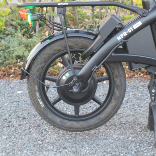 【中古車特価 超美品】★カゴ・USBポート付き★ glafit/グラフィット NFR-01 PRO マットブラック（特定小型原付）