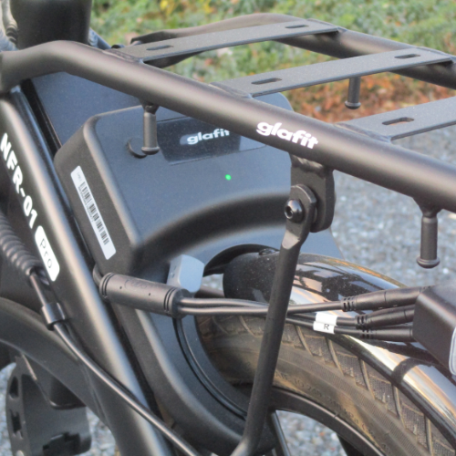 【中古車特価 超美品】★カゴ・USBポート付き★ glafit/グラフィット NFR-01 PRO マットブラック（特定小型原付）