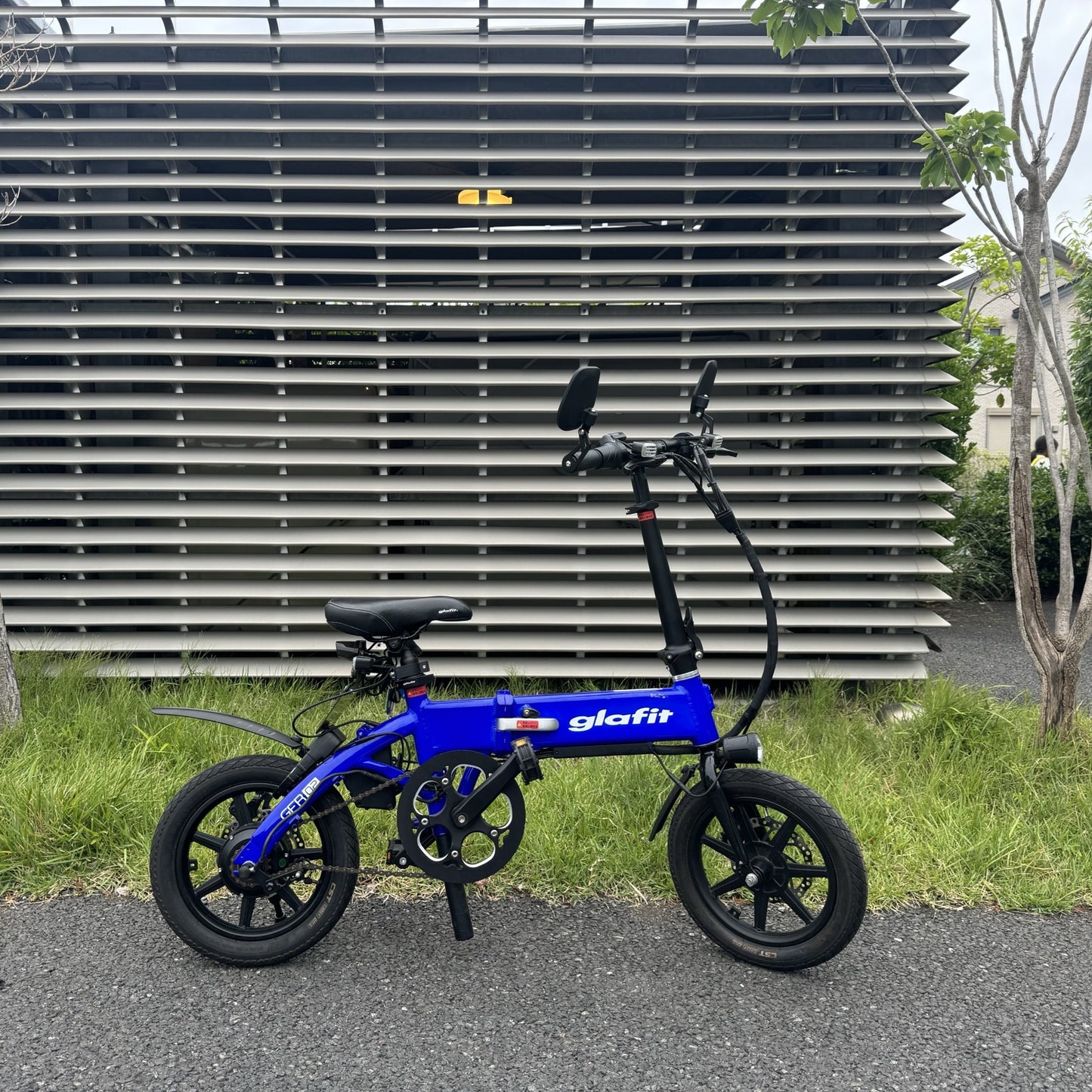 【中古車大特価 美品】glafit GFR-02電動バイク (TIDE BLUE) ＜走行276.6km＞