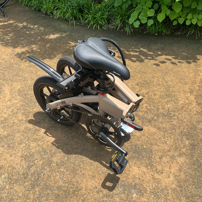 【中古車大特価 超美品】 ★モビチェン付き★ glafit GFR-02電動バイク (MATTE BEIGE) ＜走行8.2km＞