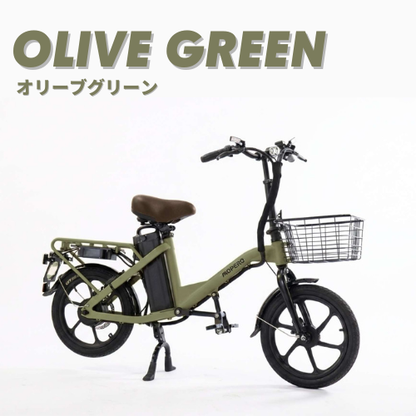 【中古車 超美品│期間限定15%OFF】★走行歴なし★ SWALLOW/スワロー MOPERO 4U オリーブ（特定小型原付）